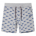 VidaXL Kindershorts met trekkoord 104 gemêleerd lichtgrijs