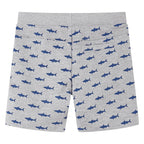 Vidaxl kindershorts met trekkoord 116 gemêleerd lichtgrijs