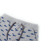 Vidaxl kindershorts met trekkoord 116 gemêleerd lichtgrijs