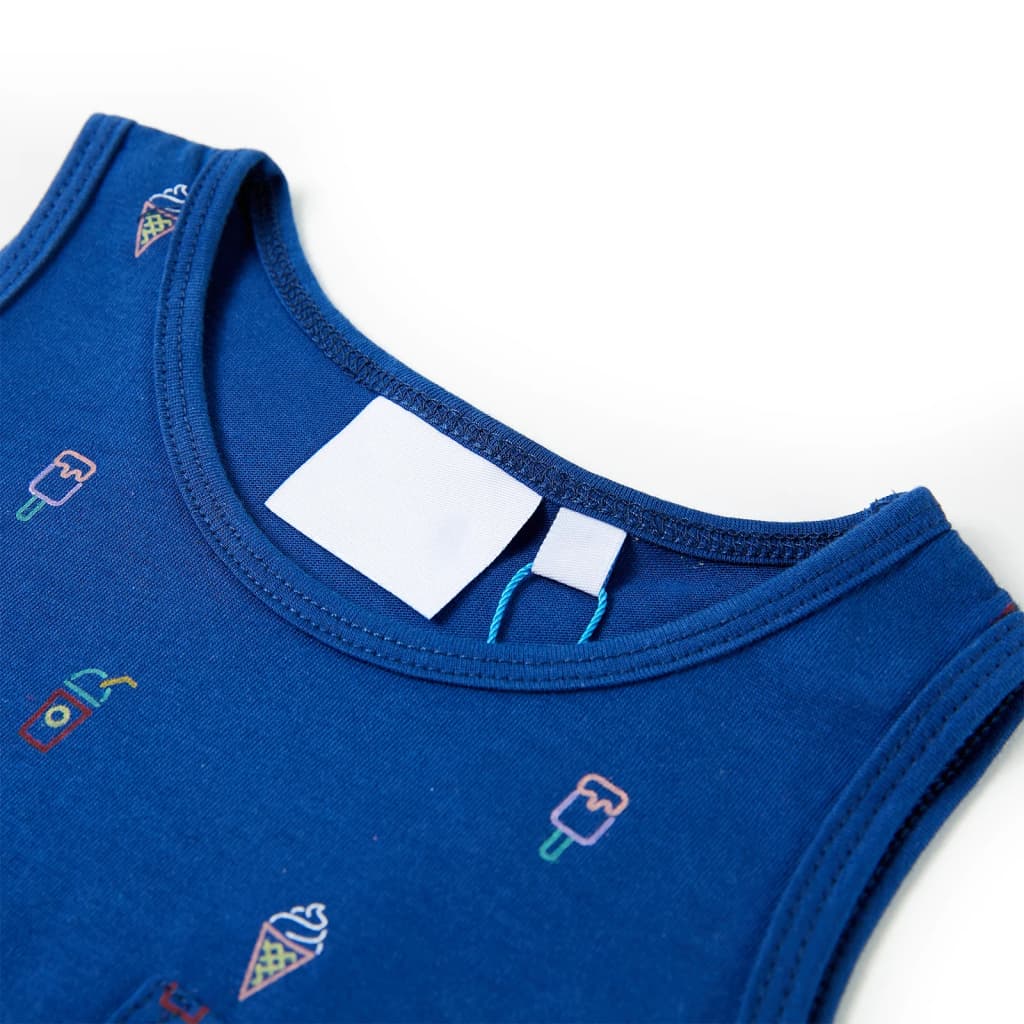 VidaXL Kindertopje 92 donkerblauw