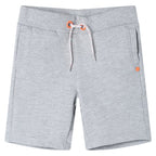 Vidaxl kindershorts met trekkoord 104 grijs