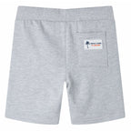 Vidaxl kindershorts met trekkoord 128 grijs