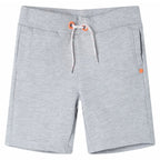 Vidaxl kindershorts met trekkoord 140 grijs