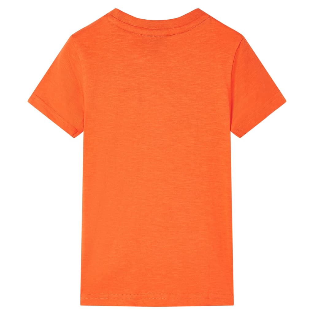 Vidaxl kindershirt 128 donkeroranje