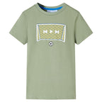 Vidaxl kindershirt 116 lichtkakikleurig