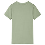 Vidaxl kindershirt 116 lichtkakikleurig