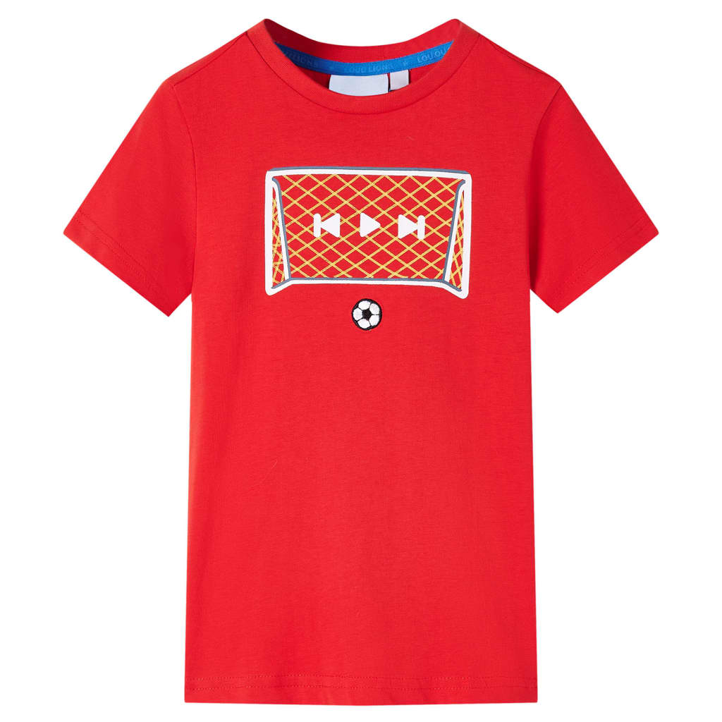 Vidaxl kindershirt 128 rood