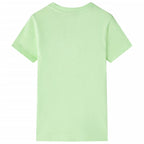 VidaXL Kindershirt 116 limoengroen