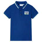 Vidaxl kinderpoloshirt 128 donkerblauw