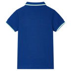 Vidaxl kinderpoloshirt 128 donkerblauw