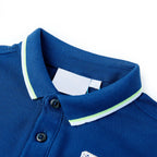 Vidaxl kinderpoloshirt 128 donkerblauw
