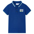 Vidaxl kinderpoloshirt 140 donkerblauw