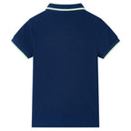 Vidaxl kinderpoloshirt 116 marineblauw