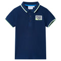 Vidaxl kinderpoloshirt 140 marineblauw