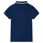 Vidaxl kinderpoloshirt 140 marineblauw