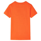 Vidaxl kindershirt 140 donkeroranje