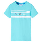 Vidaxl kindershirt 116 zeeblauw