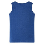 Vidaxl kindertopje 140 gemêleerd donkerblauw