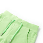 Vidaxl kindershort 128 fluorescerend groen