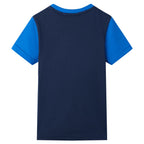 Vidaxl kindershirt 116 blauw en marineblauw
