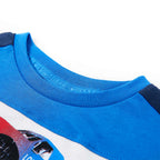 Vidaxl kindershirt 128 blauw en marineblauw