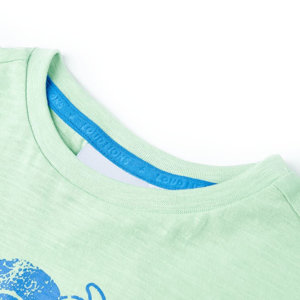 Vidaxl kindershirt 128 lichtgroen