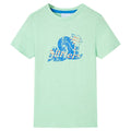 Vidaxl kindershirt 140 lichtgroen