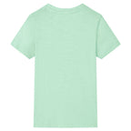 Vidaxl kindershirt 140 lichtgroen
