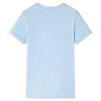 Vidaxl kindershirt 128 lichtblauw