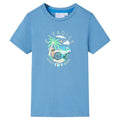 Vidaxl kindershirt 116 middenblauw