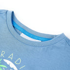 Vidaxl kindershirt 116 middenblauw