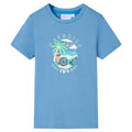 VidaXL Kindershirt 128 middenblauw