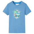 Vidaxl kindershirt 140 middenblauw
