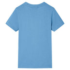 Vidaxl kindershirt 140 middenblauw