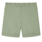 VidaXL Kindershorts met trekkoord 140 lichtkaki
