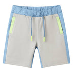 VidaXL Kindershort met trekkoord 116 blauw