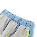 Vidaxl kindershort met trekkoord 128 blauw