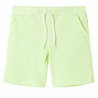 Vidaxl kindershorts met trekkoord 140 neongeel