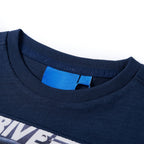 Vidaxl kindershirt met lange mouwen 104 gemêleerd marineblauw