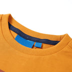 VidaXL Kindershirt met lange mouwen 128 okerkleurig