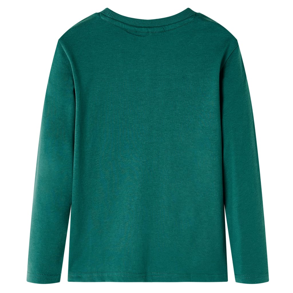 Vidaxl kindershirt met lange mouwen 92 groen