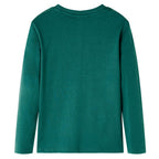 Vidaxl kindershirt met lange mouwen 116 groen