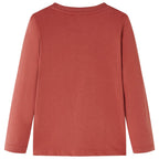 Vidaxl kindershirt met lange mouwen 116 hennakleurig