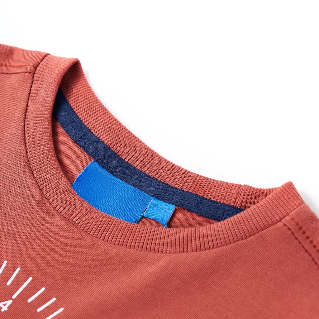 Vidaxl kindershirt met lange mouwen 116 hennakleurig