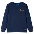 VidaXL Kindertrui 116 gemêleerd marineblauw