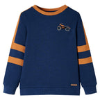 VidaXL Kindertrui 128 indigo-blauw