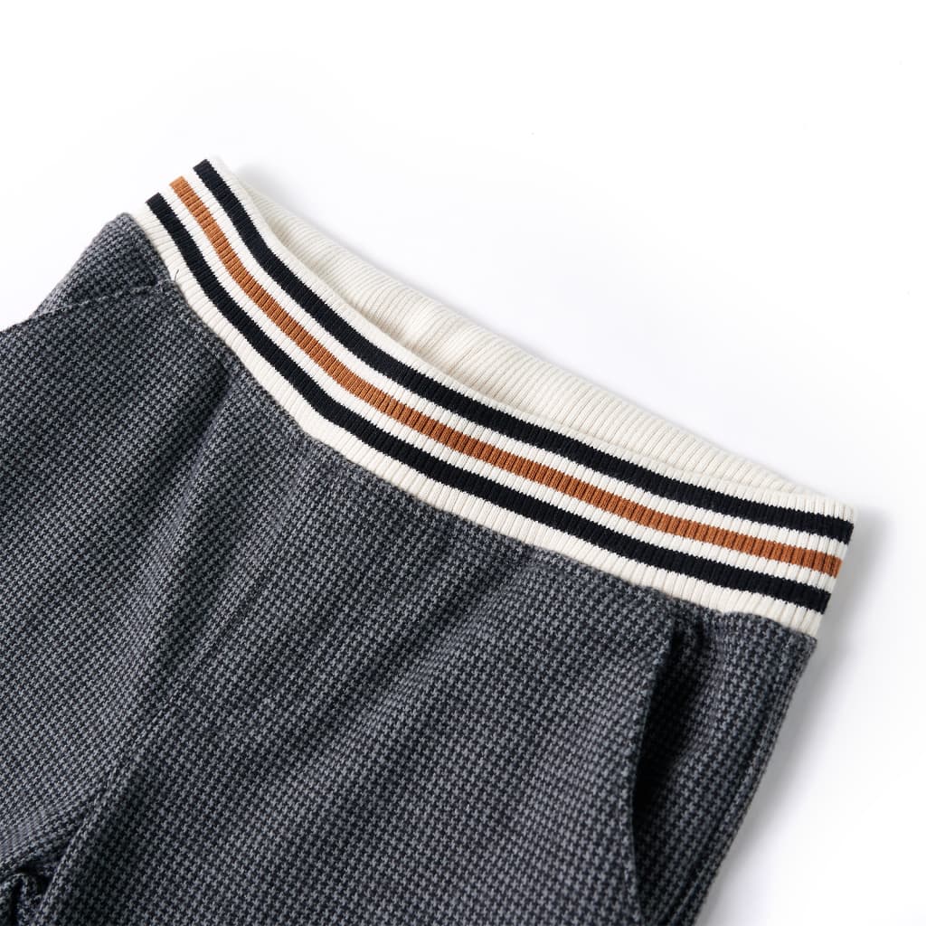 Vidaxl kinderbroek 92 antracietkleurig