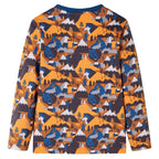 Vidaxl kinderpyjama met lange mouwen 116 cognackleurig