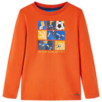 Vidaxl kindershirt met lange mouwen 128 oranje