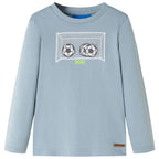 Vidaxl kindershirt met lange mouwen 92 lichtblauw